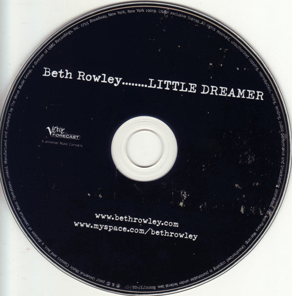 Beth Rowley : Little Dreamer (CD, Album)