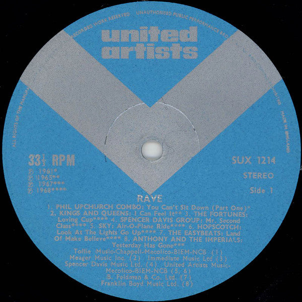 Various : Rave (LP, Comp)