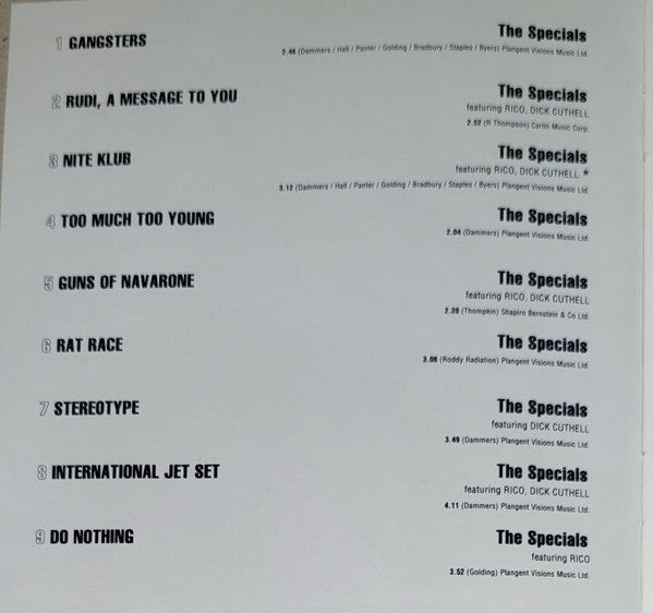 The Specials : Singles (CD, Comp)