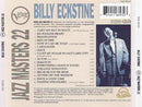 Billy Eckstine : Verve Jazz Masters 22 (CD, Comp)