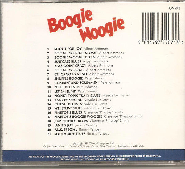 Various : Boogie Woogie (CD, Comp)