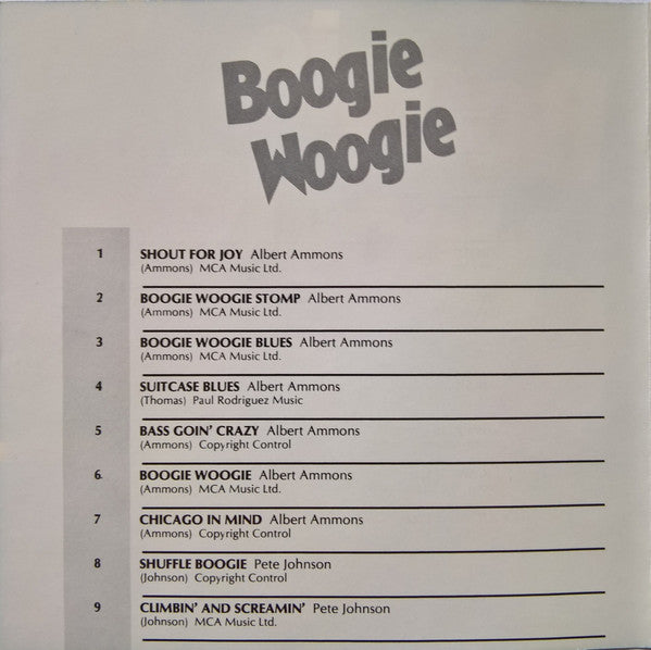 Various : Boogie Woogie (CD, Comp)