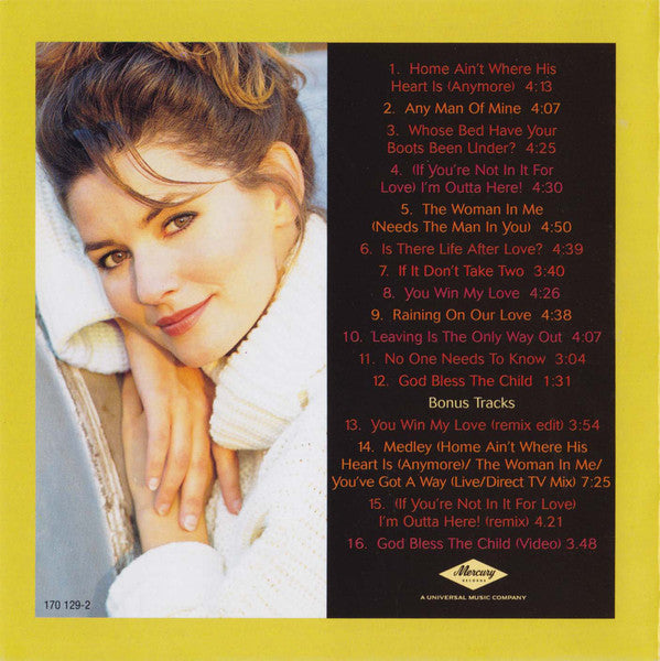 Shania Twain : The Woman In Me (CD, Album, Enh, RE, PMD)