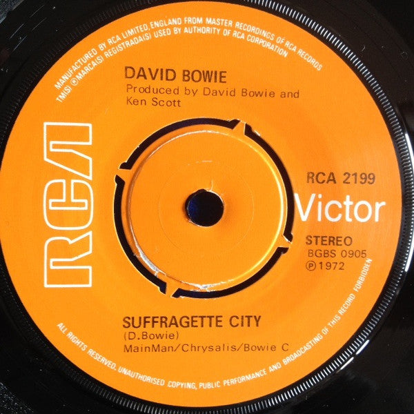 David Bowie : Starman (7", Single, Pus)