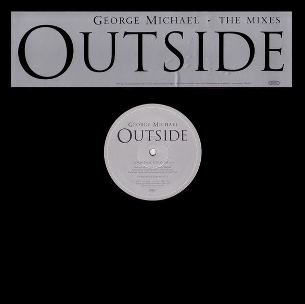 George Michael : Outside (The Mixes) (12", Promo, Ori)