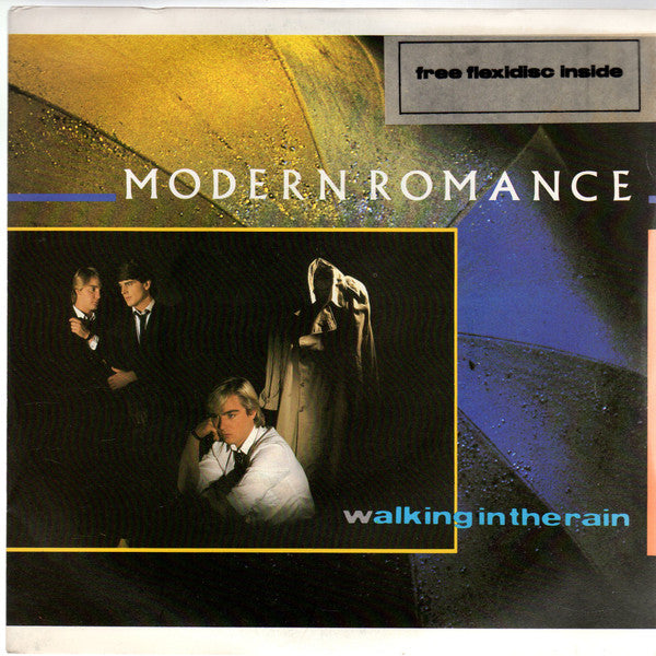 Modern Romance : Walking In The Rain (7", Single + Flexi, 7", S/Sided, Smplr)