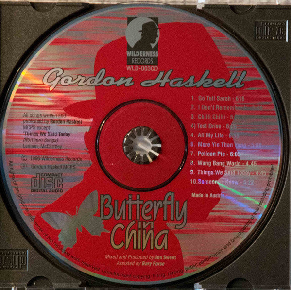 Gordon Haskell : Butterfly In China (CD, Album)
