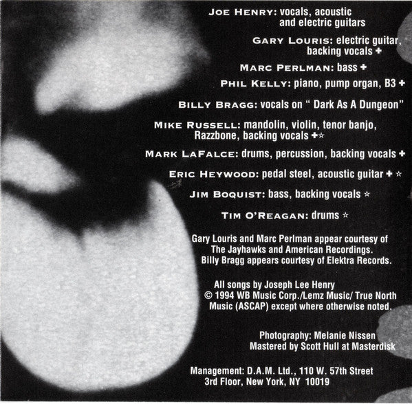 Joe Henry : Fireman's Wedding (CD, EP)