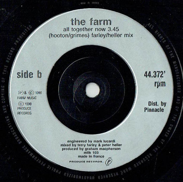 The Farm : All Together Now (7", Single)