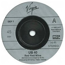 UB40 : Red Red Wine (7", Single, Sil)