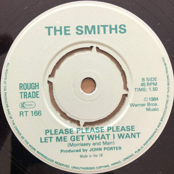 The Smiths : William, It Was Really Nothing (7", Single, Kno)