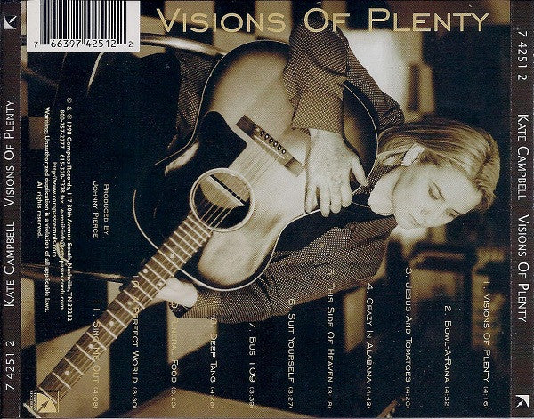 Kate Campbell : Visions Of Plenty (CD, Album)