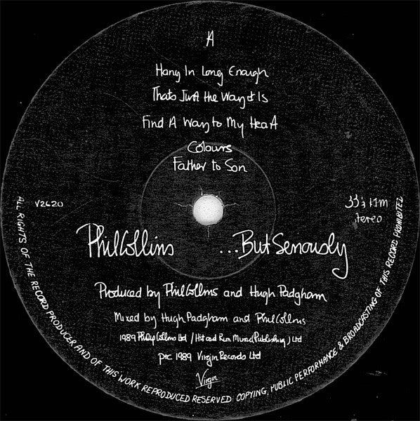 Phil Collins : ...But Seriously (LP, Album)