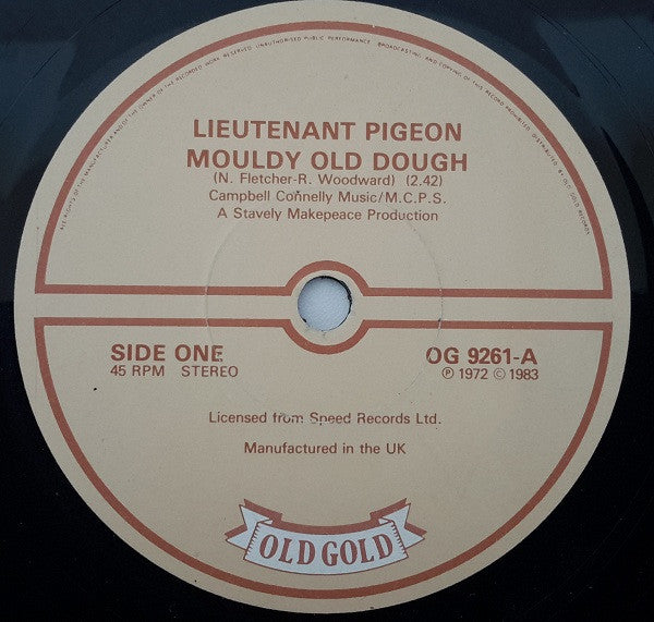 Lieutenant Pigeon : Mouldy Old Dough (7")