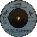 Dexys Midnight Runners & The Emerald Express : The Celtic Soul Brothers (7", Single, Blu)