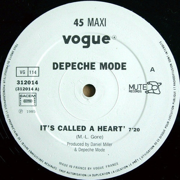 Depeche Mode : It's Called A Heart (Extended) (12", Maxi)