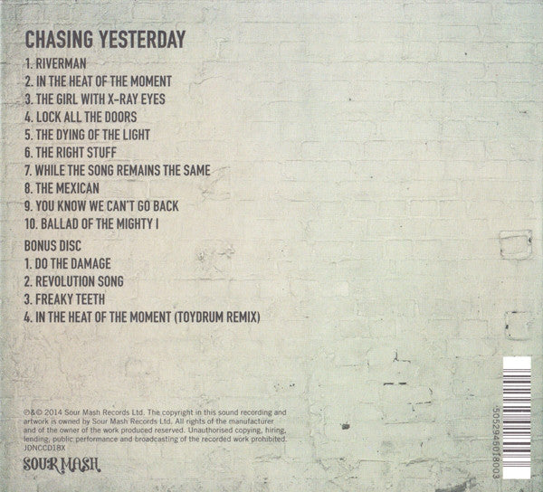 Noel Gallagher's High Flying Birds : Chasing Yesterday (CD, Album + CD + Dlx)