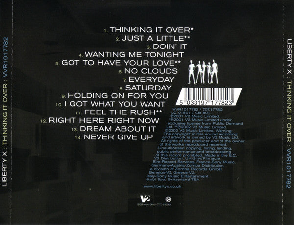 Liberty X : Thinking It Over (CD, Album)