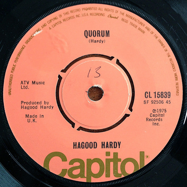 Hagood Hardy : The Homecoming (7")