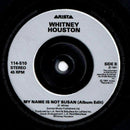 Whitney Houston : My Name Is Not Susan (7", Single)