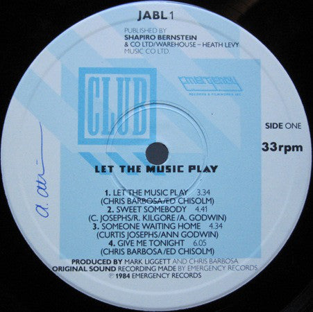 Shannon : Let The Music Play (LP, Album)