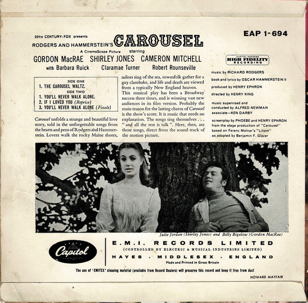 Rodgers & Hammerstein : Carousel (7", EP)