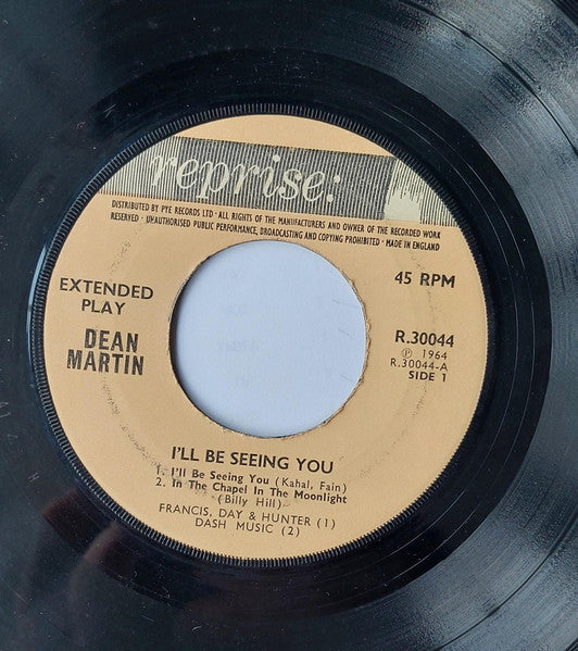 Dean Martin : I'll Be Seeing You (7", EP, Buf)
