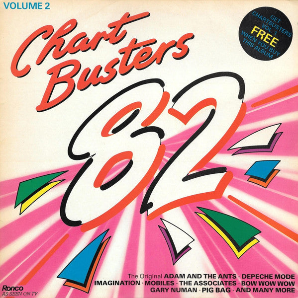 Various : Chartbusters 82 Volume 2 (LP, Comp, PRS)