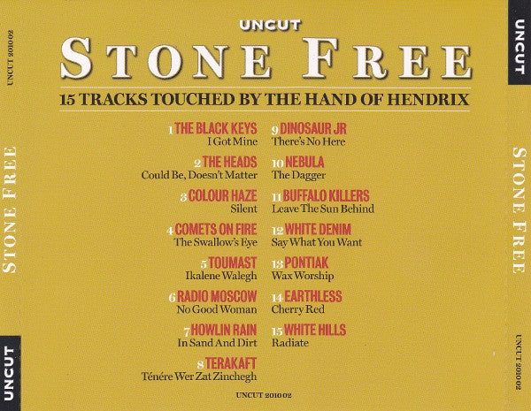 Various : Stone Free (15 Tracks Touched By The Hand Of Hendrix) (CD, Comp, Jew)