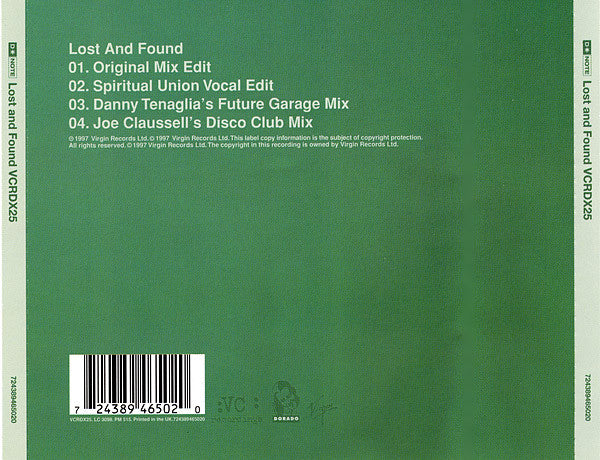 D*Note : Lost And Found (CD, Single, CD2)