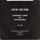 New Musik : Straight Lines (7", Single)