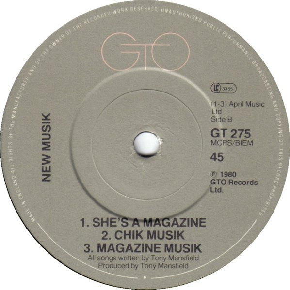 New Musik : Sanctuary (7", Single)