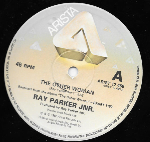 Ray Parker Jr. : The Other Woman / Jack And Jill (Back Up The Hill) (1982 Version) (12", Single)