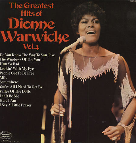 Dionne Warwicke* : The Greatest Hits Of Dionne Warwicke Vol. 4 (LP, Comp)