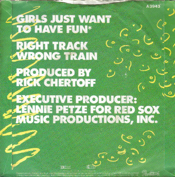 Cyndi Lauper : Girls Just Want To Have Fun (7", Single, Pap)