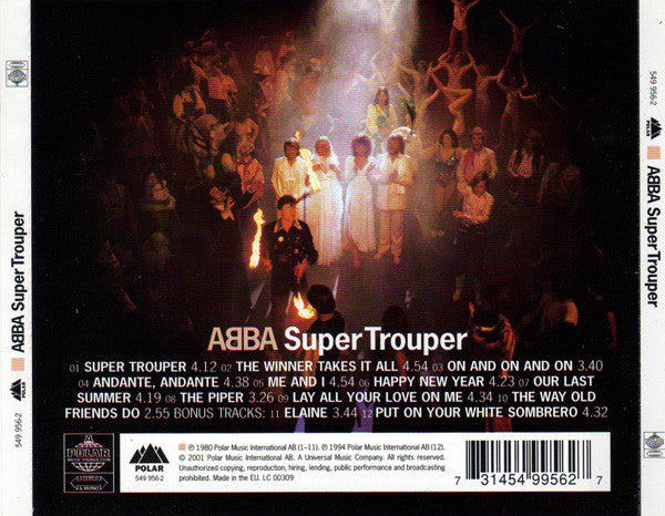 ABBA : Super Trouper (CD, Album, RE, RM, RP)