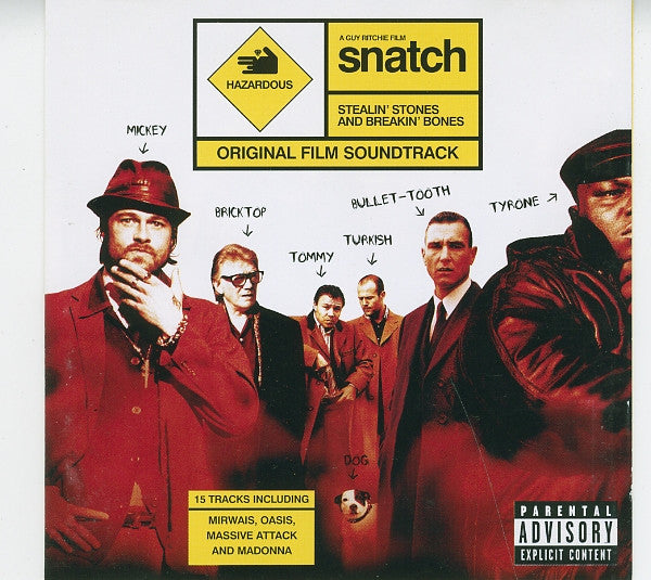 Various : Snatch - Stealin' Stones And Breakin' Bones (Original Film Soundtrack) (CD, Comp)