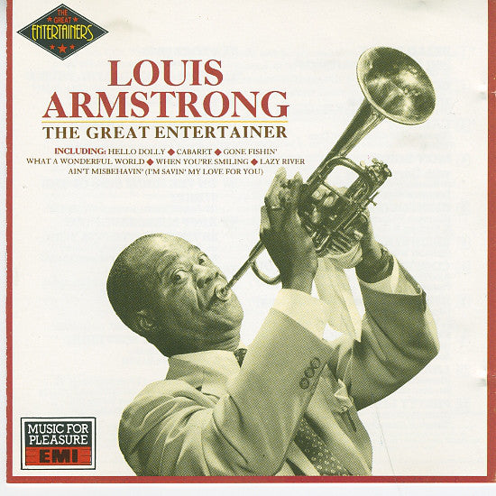 Louis Armstrong : The Great Entertainer (CD, Comp, Mono)