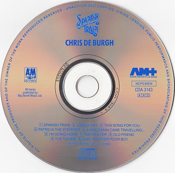 Chris de Burgh : Spanish Train And Other Stories (CD, Album, RE)