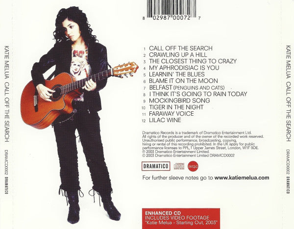 Katie Melua : Call Off The Search (CD, Album, Enh)