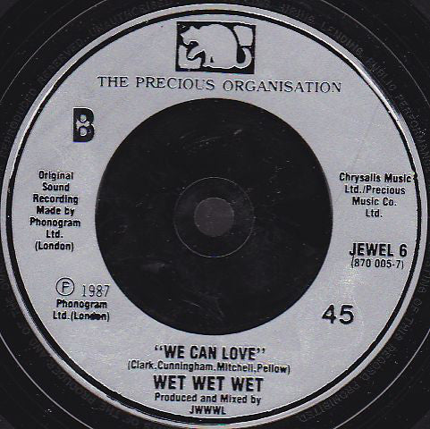 Wet Wet Wet : Angel Eyes (Home And Away) (7", Single, Sil)