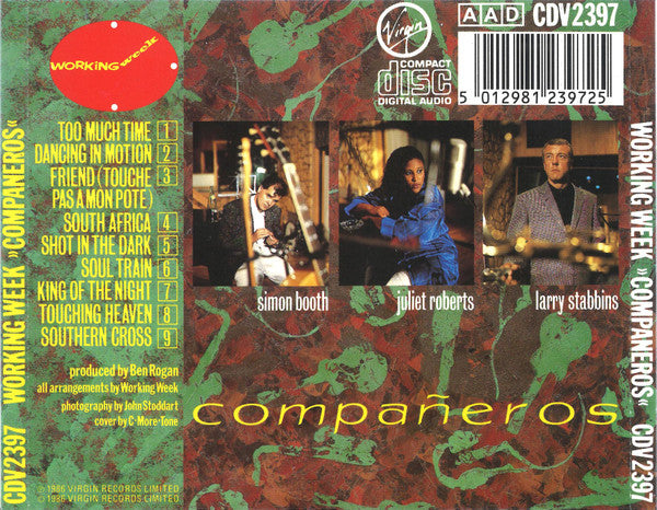 Working Week : Compañeros (CD, Album)