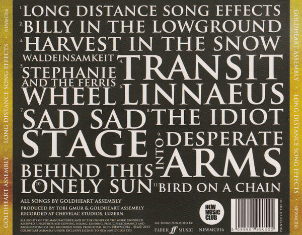 Goldheart Assembly : Long Distance Song Effects (CD, Album)