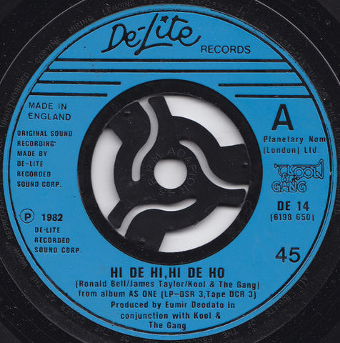 Kool & The Gang : Hi De Hi, Hi De Ho (7", Lar)