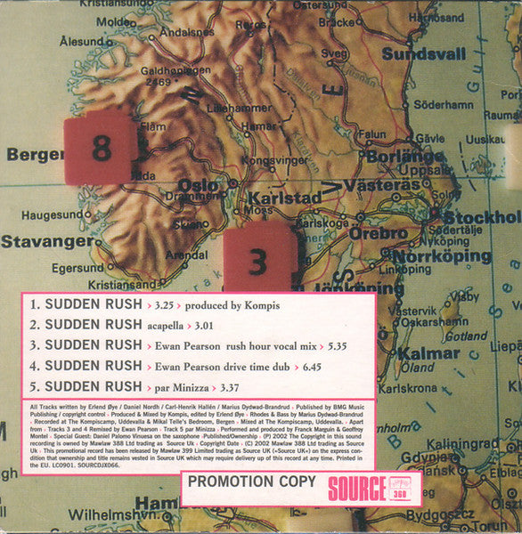 Erlend Øye : Sudden Rush (CD, Maxi, Promo)