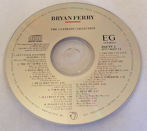 Bryan Ferry And Roxy Music : Bryan Ferry - The Ultimate Collection With Roxy Music (CD, Comp)