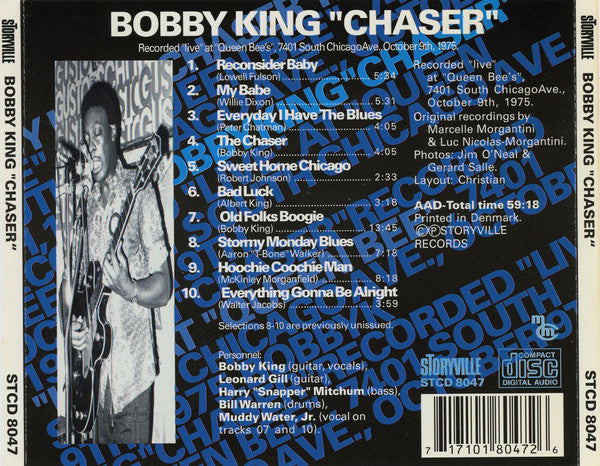 Bobby King (5) : Chaser (CD, Album, RE)