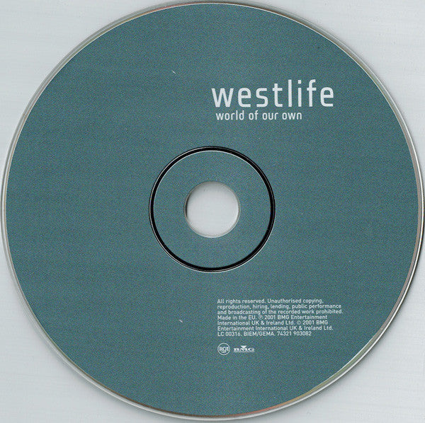 Westlife : World Of Our Own (CD, Album, Dis)