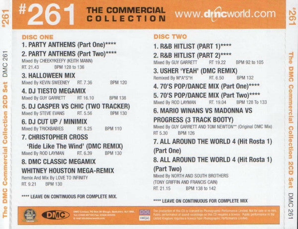 Various : Commercial Collection 261 (2xCD, Comp, P/Mixed)