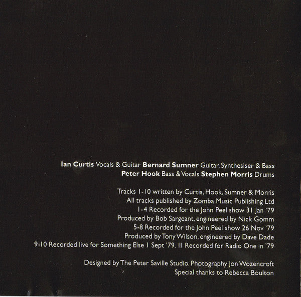 Joy Division : The Complete BBC Recordings (CD, Comp)